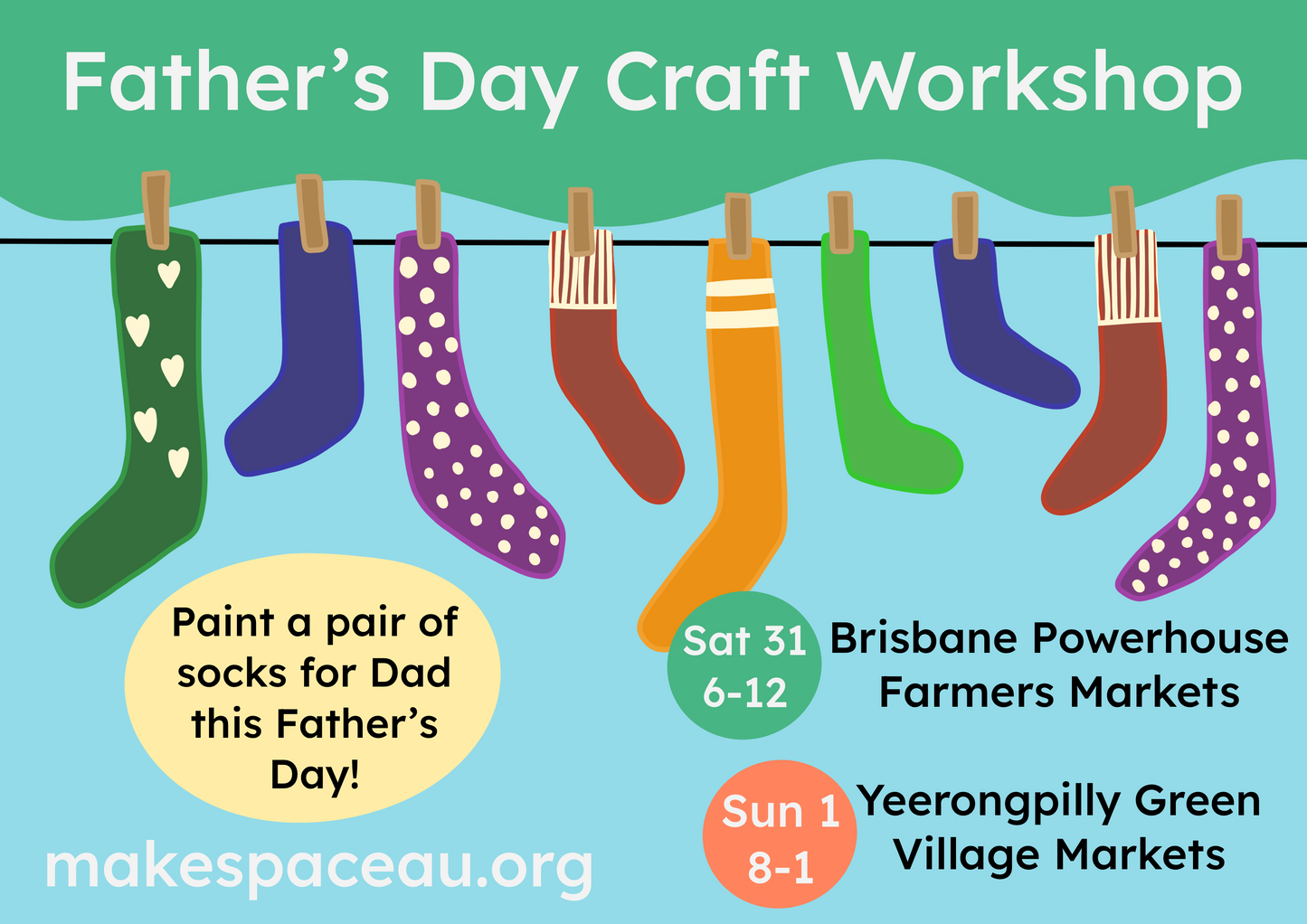 Father’s Day Craft Workshops