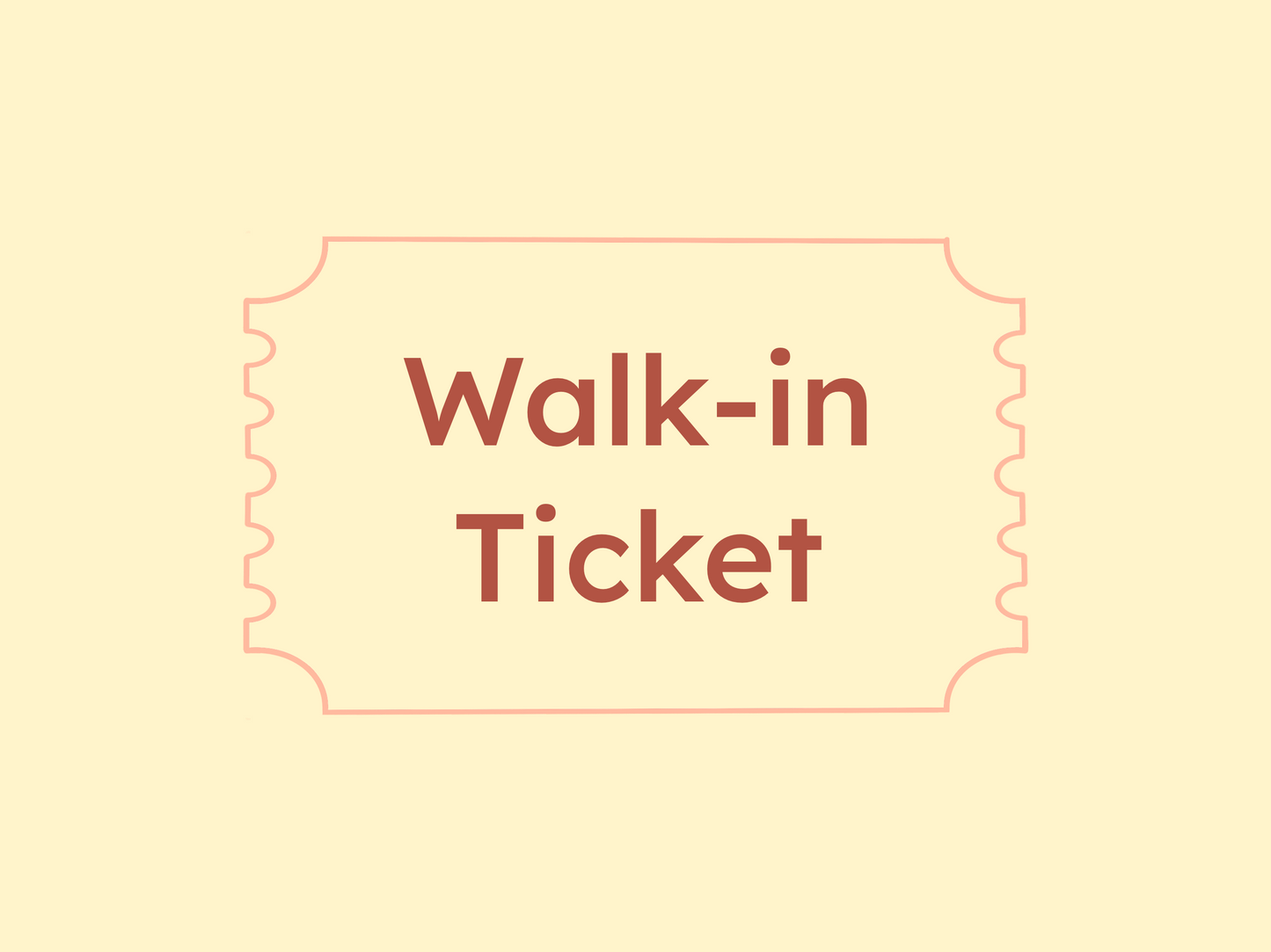 Market Walk-in Ticket